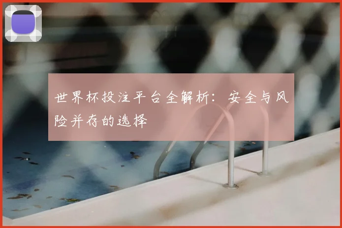世界杯投注平台全解析：安全与风险并存的选择
